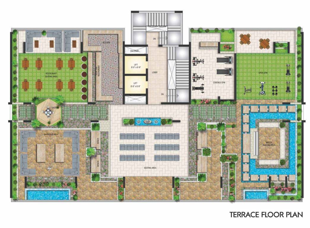  vision 204 Block  1 Terrace Cluster Plan