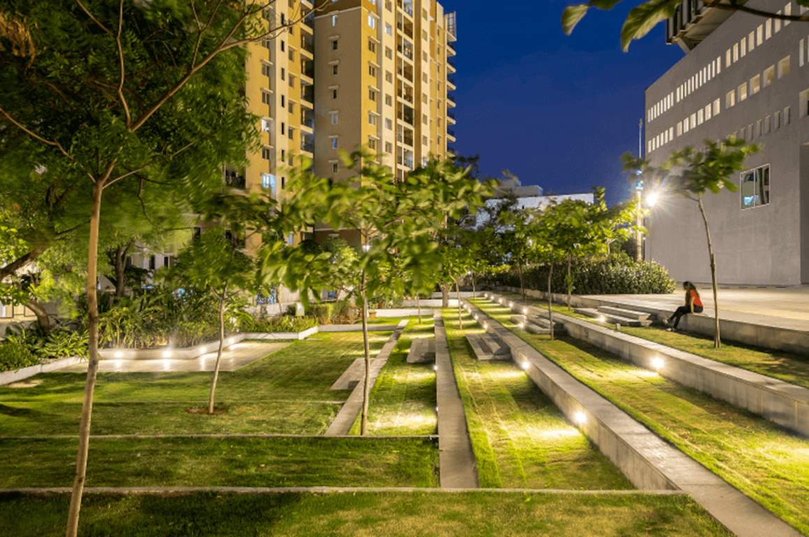  signature towers Landscape Garden and Tree Planting