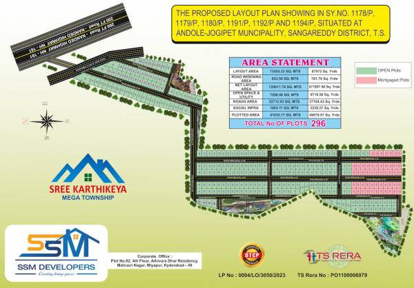  sree-karthikeya-mega-township Layout Plan