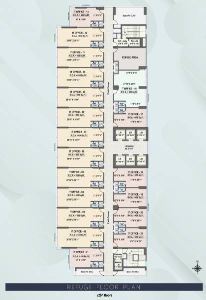  prime-1 Prime 1 Cluster Plan for 25th Floor