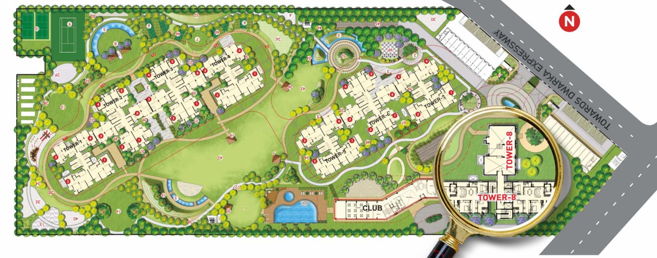 homes tower 8 Master Plan