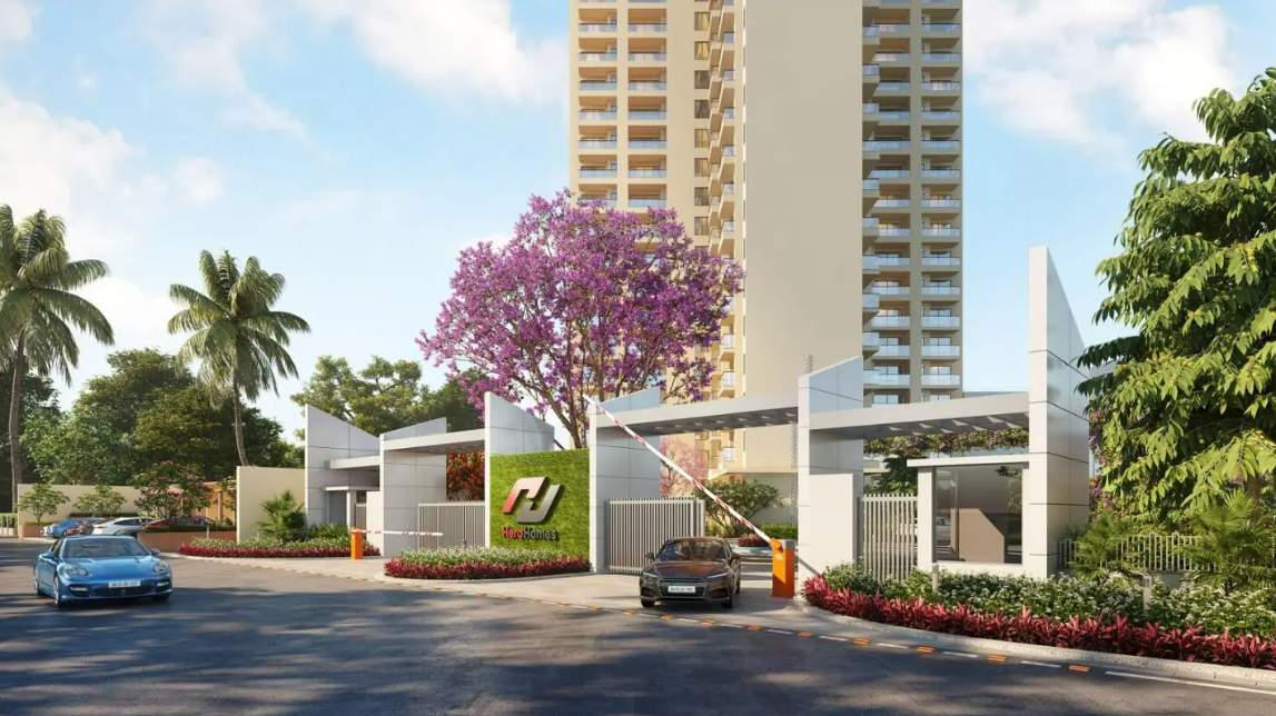 homes tower 8 Entrance Gate Security Cabin