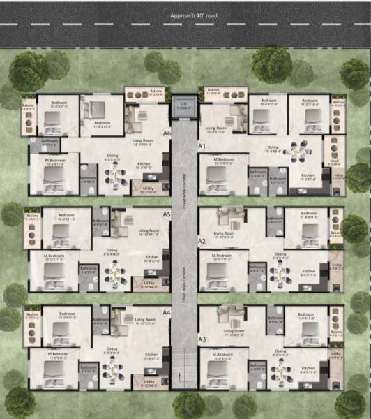  acuity Acuity Cluster Plan For Typical Floor Plan