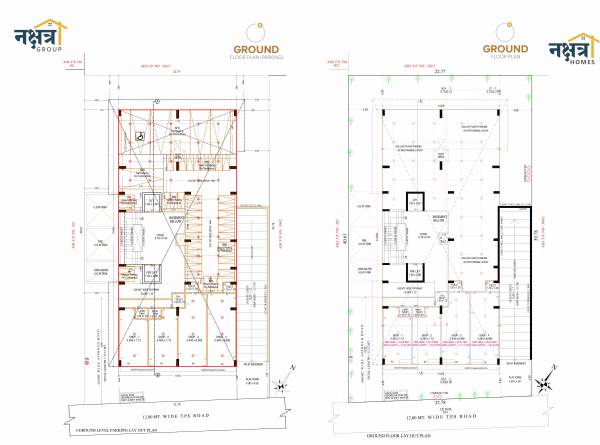 Homes Cluster Plan for ground Floor homes Homes Cluster Plan for ground Floor