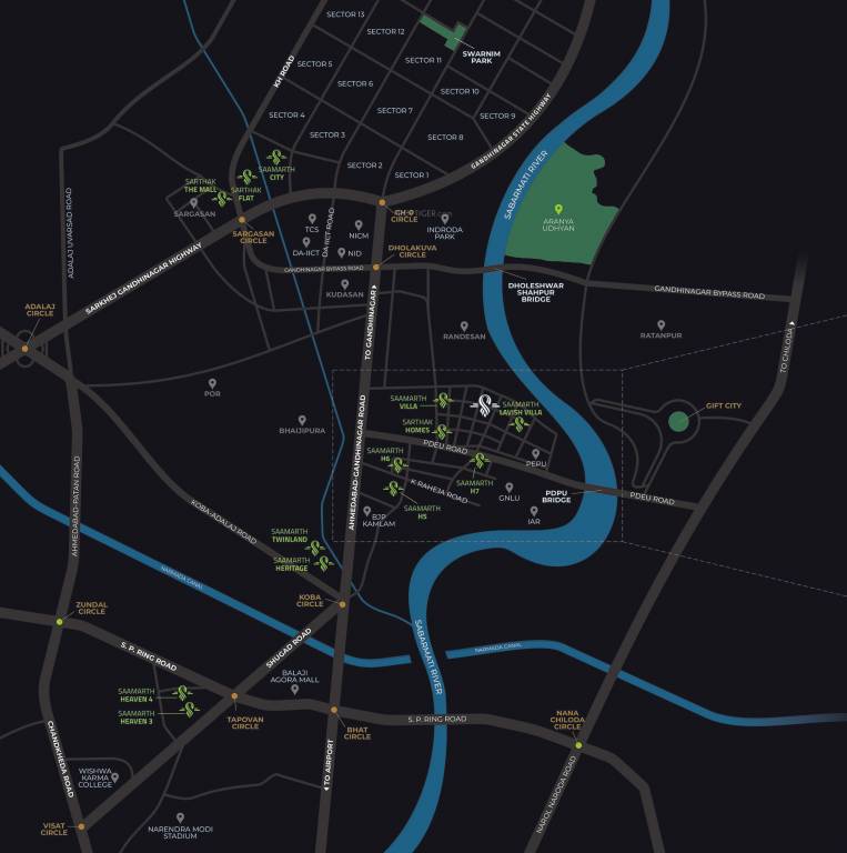  posh ville Location Plan
