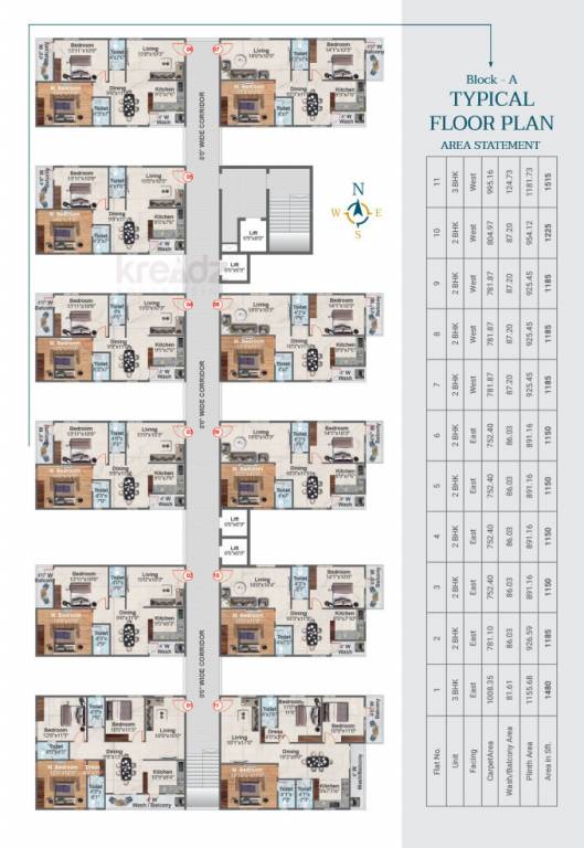  ira towers Block  A Cluster Plan