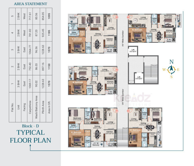  ira towers Block  D Cluster Plan