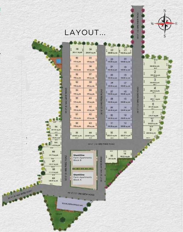  shanti one block b Layout Plan