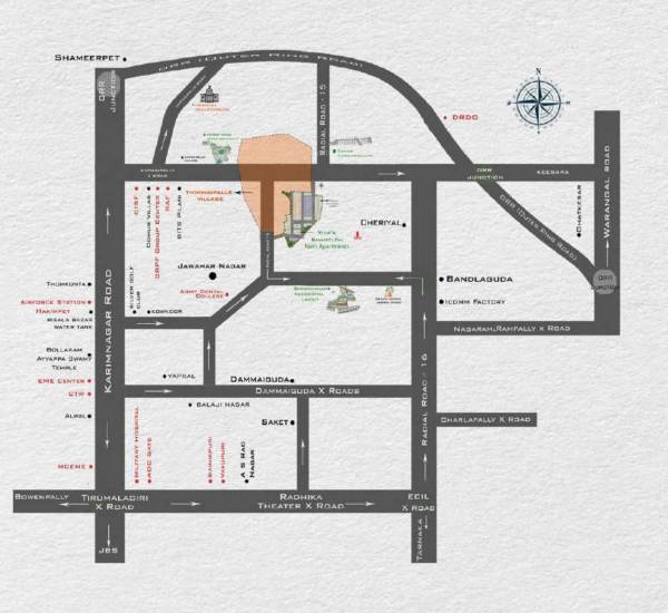  shanti-one-block-b Location Plan