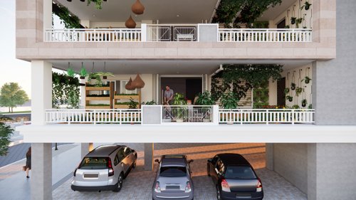  shanti-one-block-b Car Parking