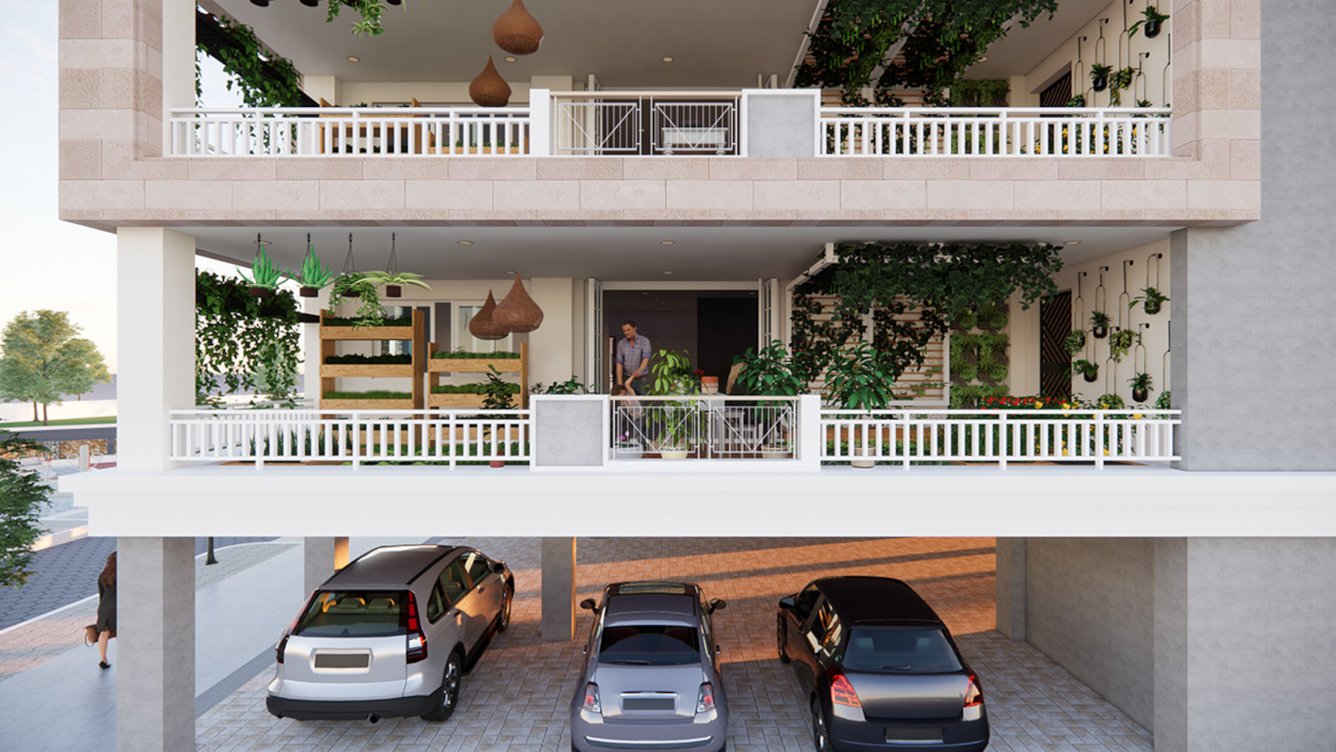  shanti one block b Car Parking