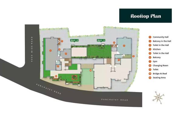  rajkunj Rajkunj Rooftop Cluster Plan