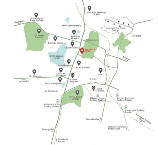  my-space-aura Location Plan