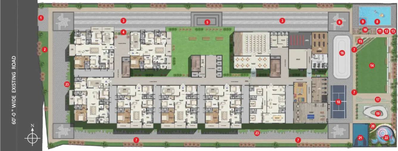 the niche Layout Plan