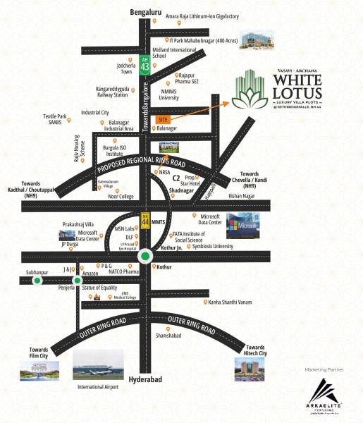  archana-white-lotus Location Plan