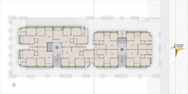  7-storey Block A And B Cluster Plan