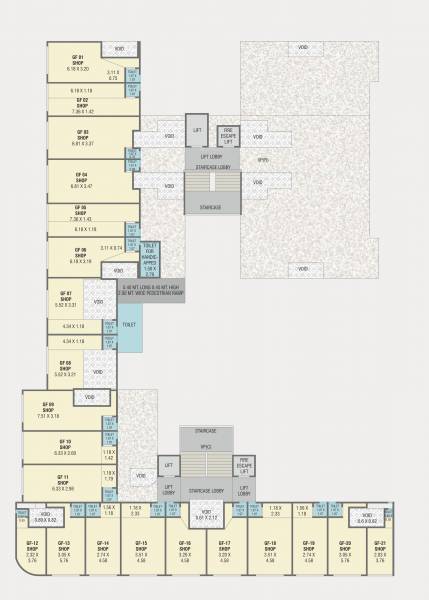  amar-amardeep-harmony Block A Cluster Plan For Ground Floor