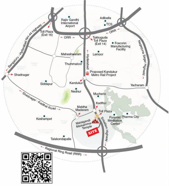  sandohas-coorg-estates Location Plan