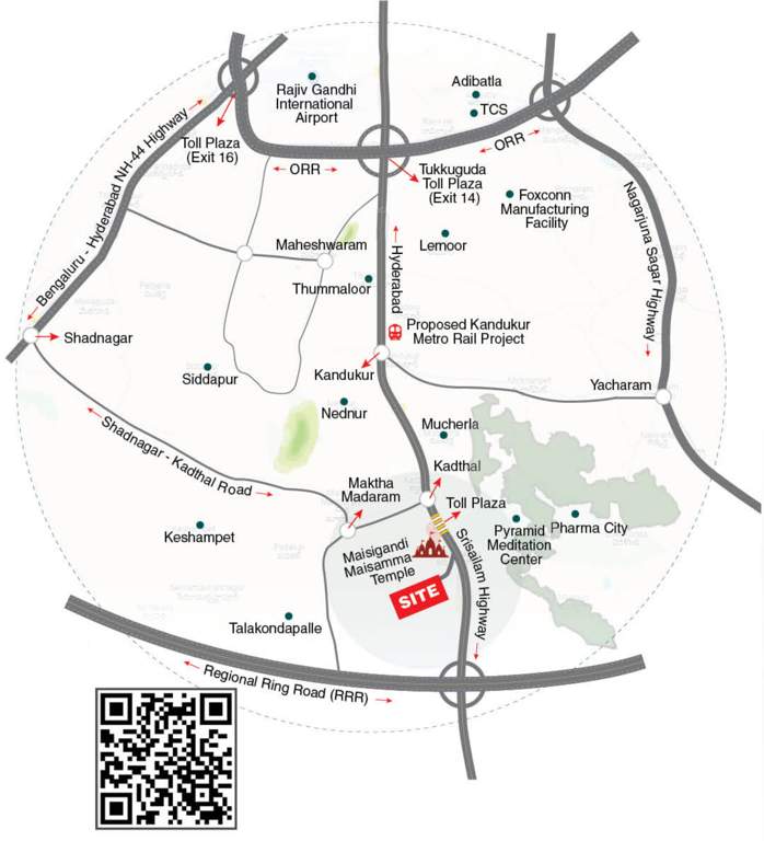  sandohas coorg estates Location Plan
