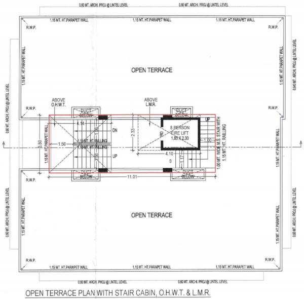  anand-residency A Terrace Cluster Plan