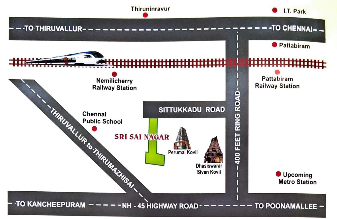  sri sai nagar Location Plan