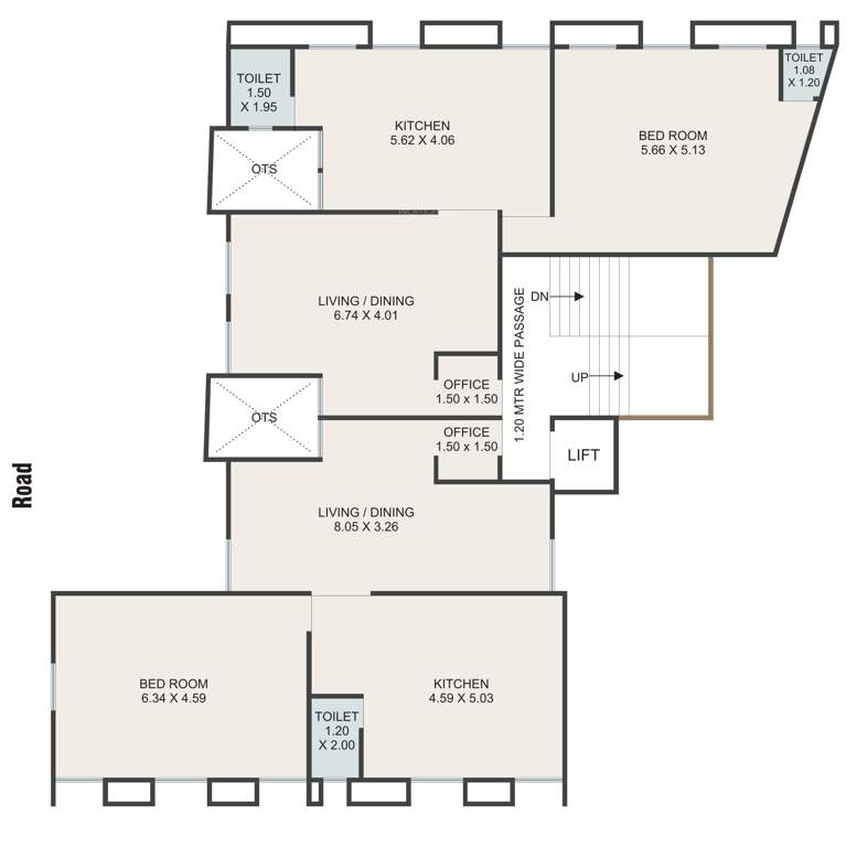  tattvam upscale Cluster Plan For Typical Floor Plan