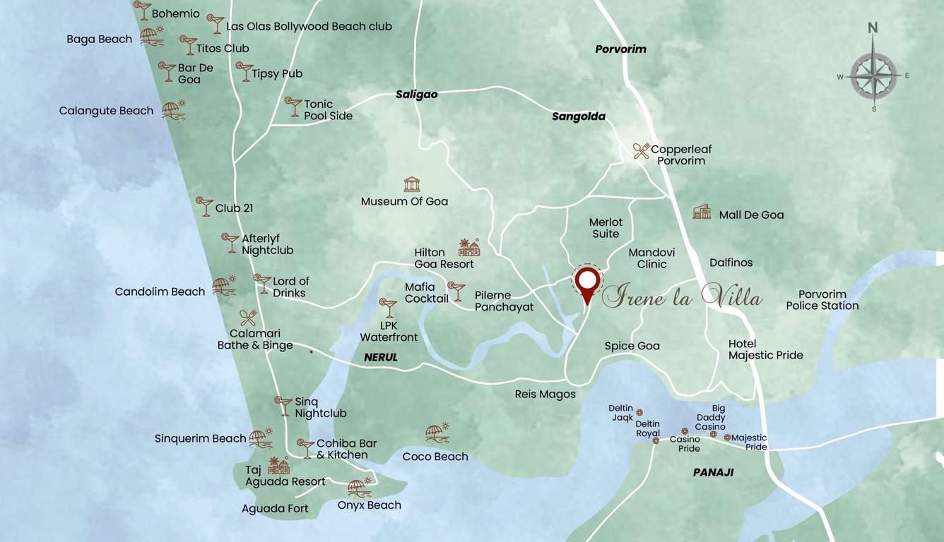  irene la villa Location Plan