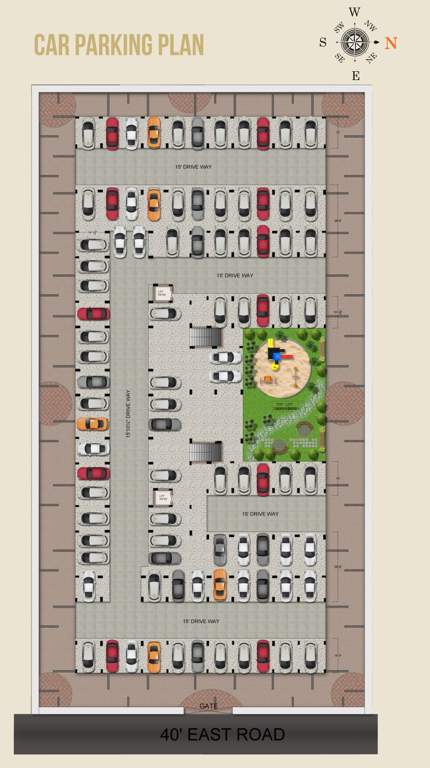  happy homes Happy Homes Cluster Plan for Ground Floor