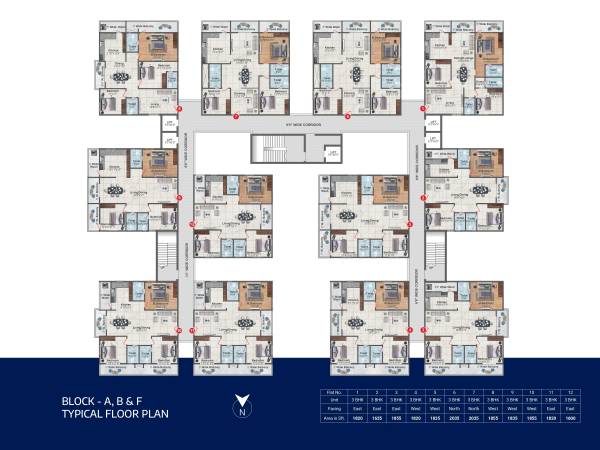 hyndava-mnk-heights Block A Cluster Plan