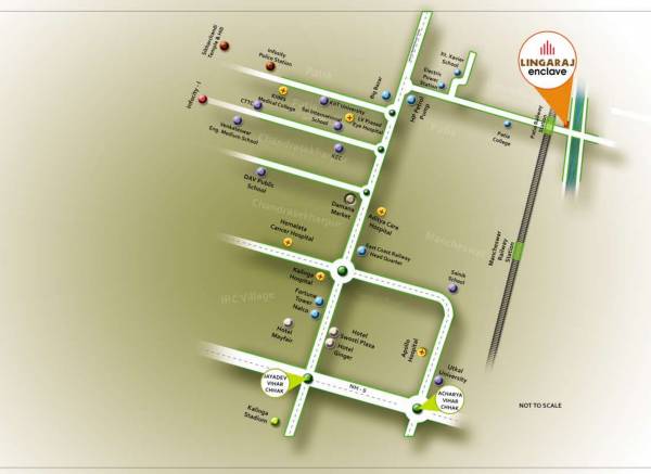 Location Plan lingaraj-enclave Location Plan