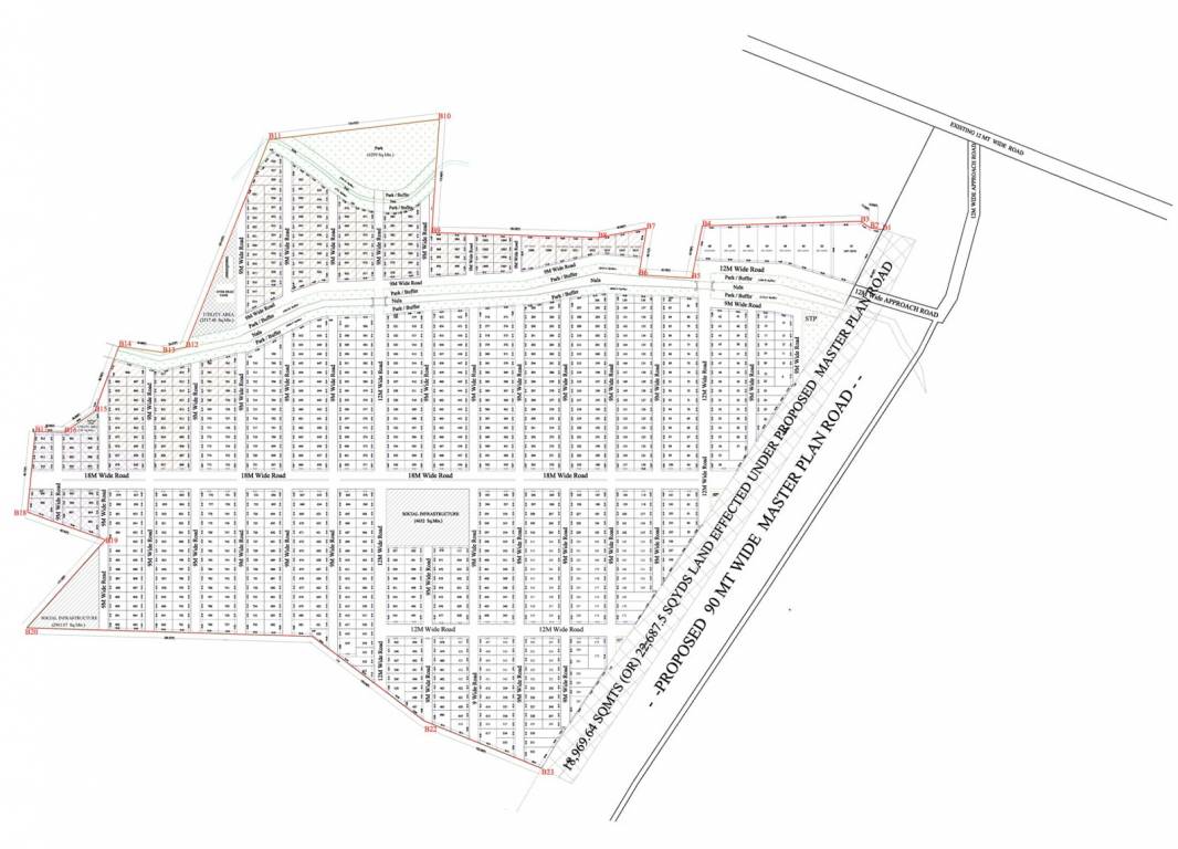  ssk nandan county Layout Plan
