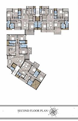  chrysalis-phase-1 Block  A + B Cluster Plan For 2nd Floor