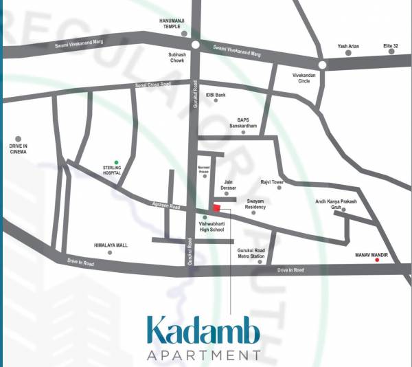 kadamb-apartment Location Plan