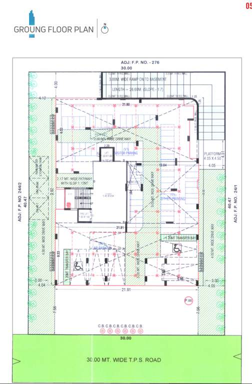  one One Ground Floor Cluster Plan