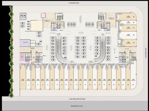  wisteria Wisteria A,B,C,D Wing Cluster Plan For Ground Floor