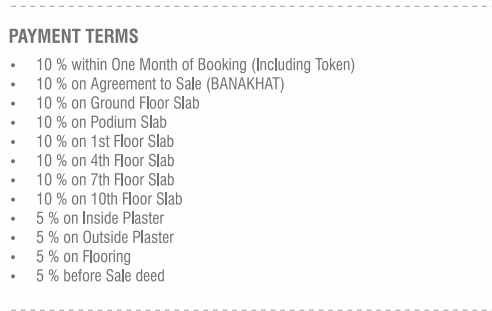 avenue-2 Construction Linked Payment (CLP) Payment Plan