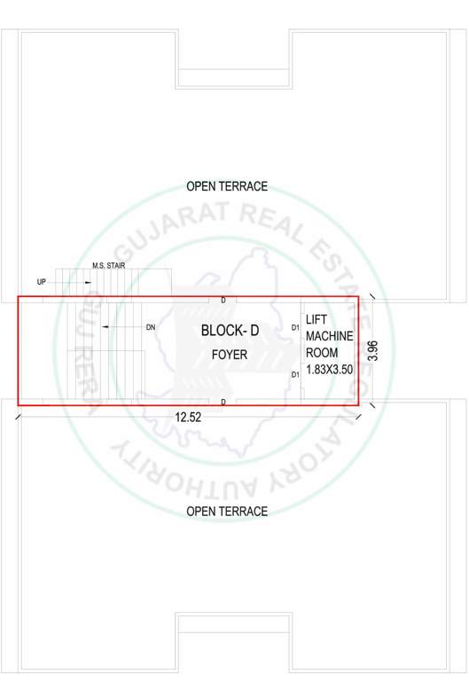  river avenue Block D Cluster Plan For Terrace Plan