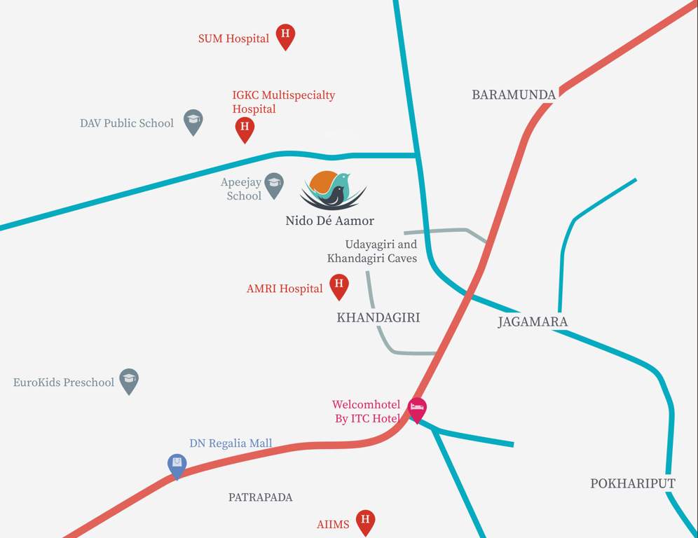  nido de aamor Location Plan