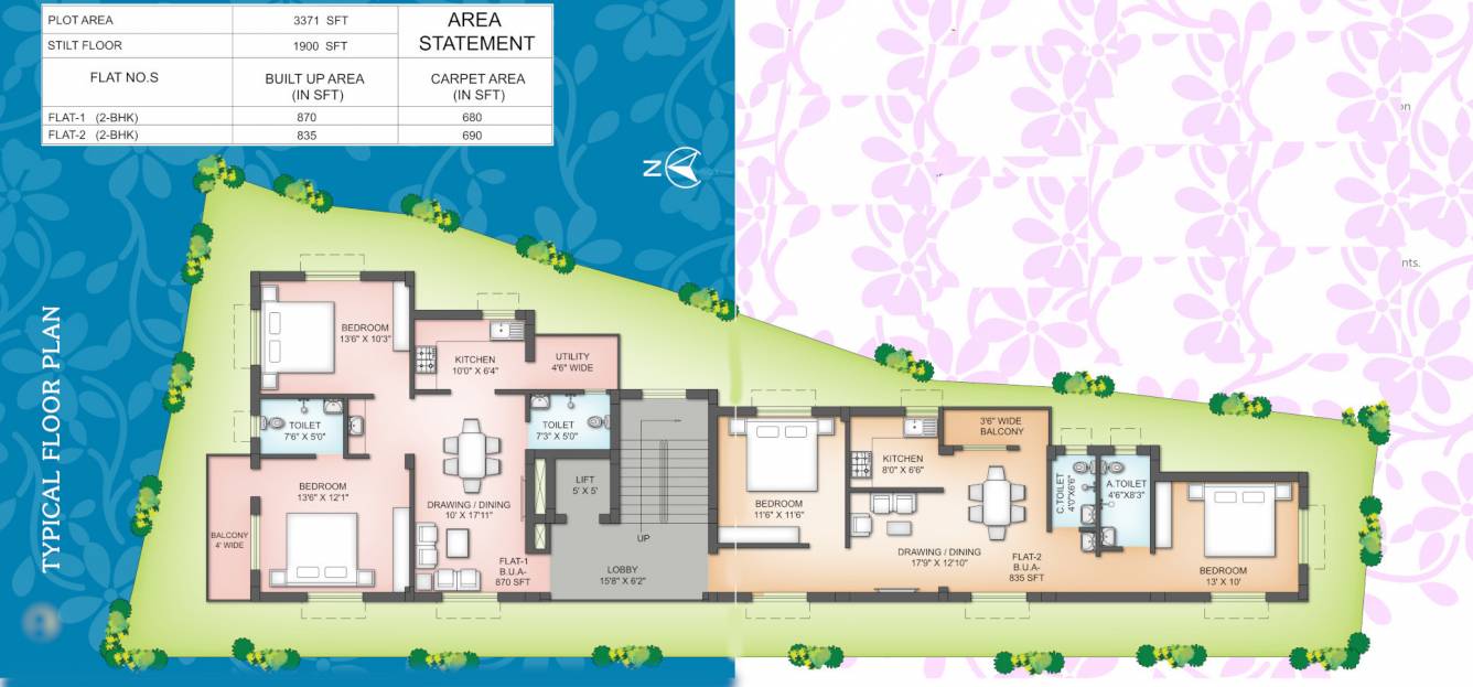  meadows Neelachala Meadows Typical Cluster Plan