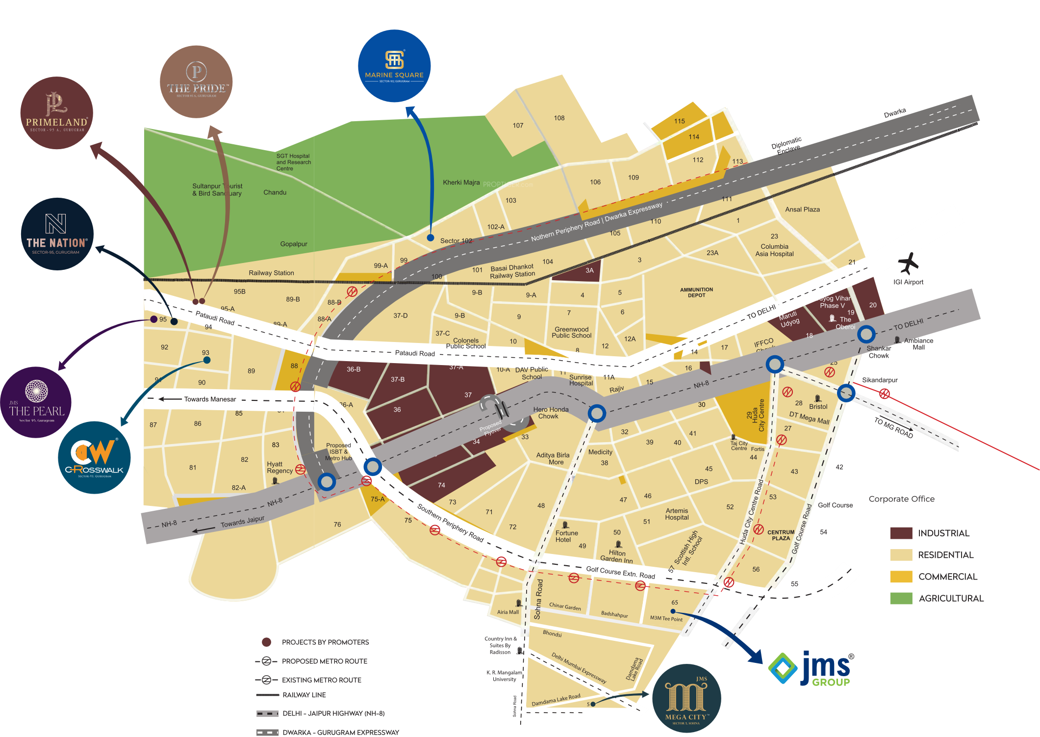  the-pearl Location Plan