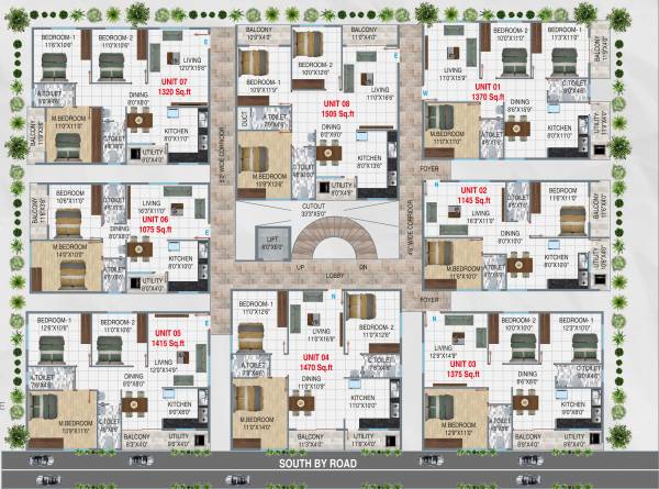  infinity Infinity Cluster Plan For Typical Floor Plan