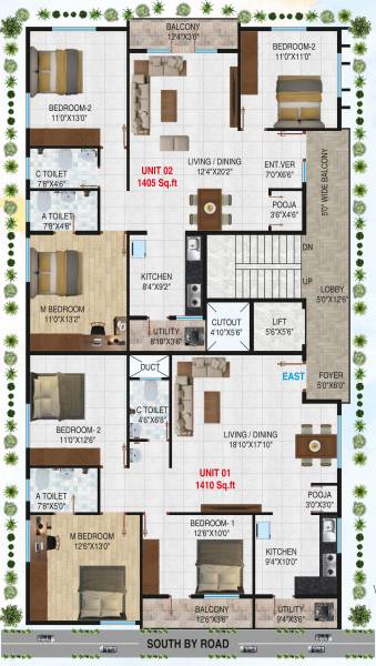  sai-enclave Sai Enclave Typical Cluster Plan
