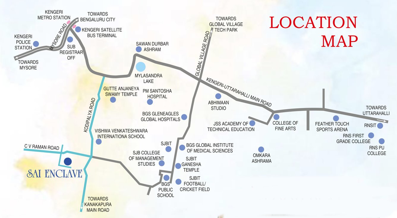  sai enclave Location Plan