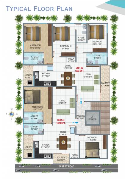  svasthi-homes Homes Cluster Plan