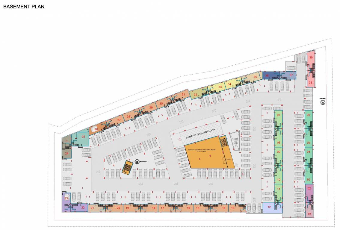 imperial mansion Imperial Mention Basement Cluster Plan