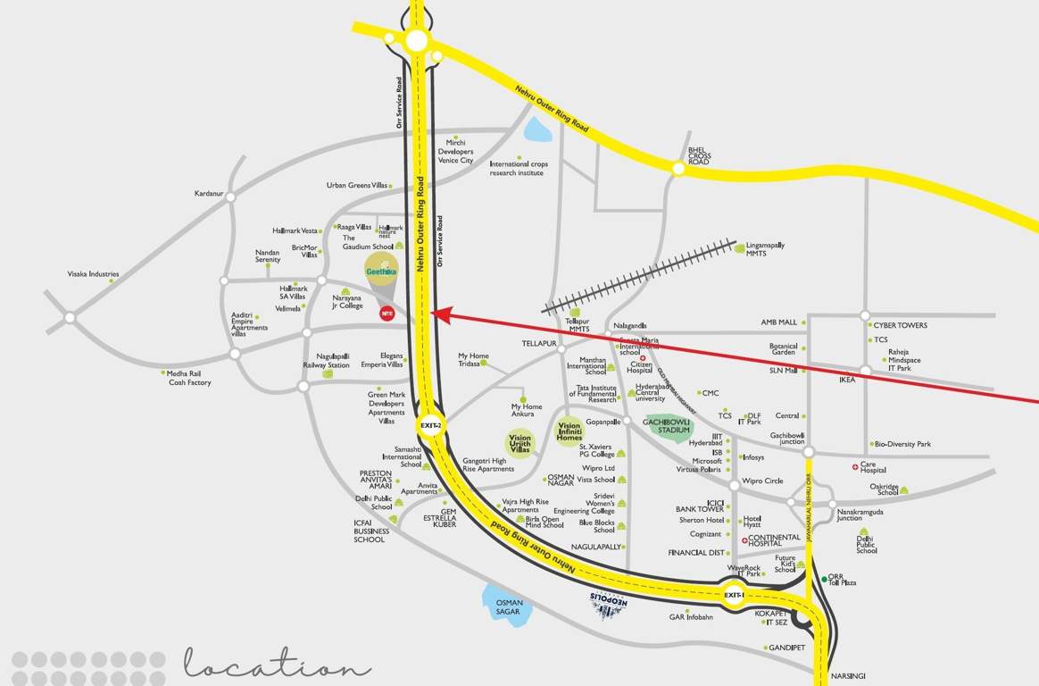  geethika Location Plan