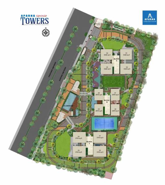  sarovar-towers Master Plan