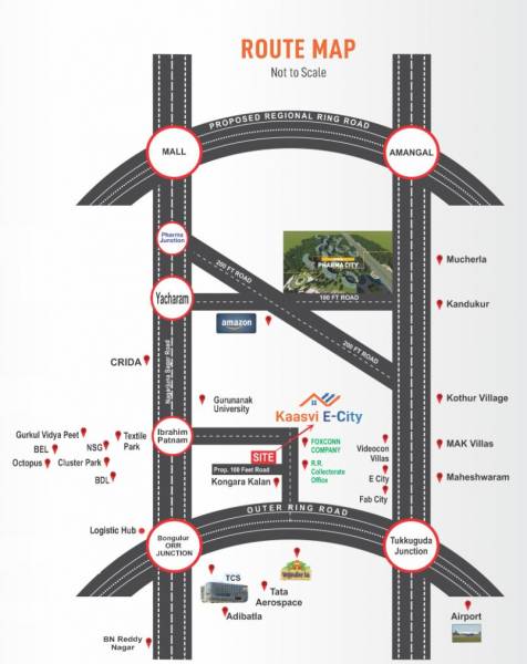 kaasvi-e-city Location Plan