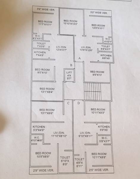  tower MaaTower Cluster Plan from 1st to 5th Floor