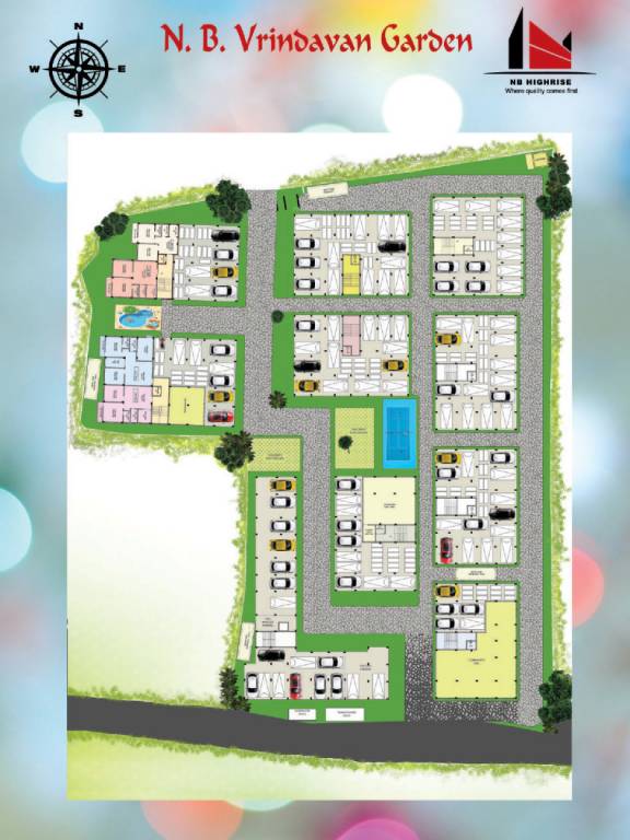  vrindavan garden Cluster Plan
